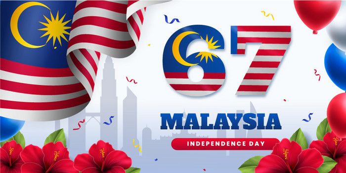 Malaysia 67 Hari Merdeka Background Design _ EPS Free Download - Pikbest
